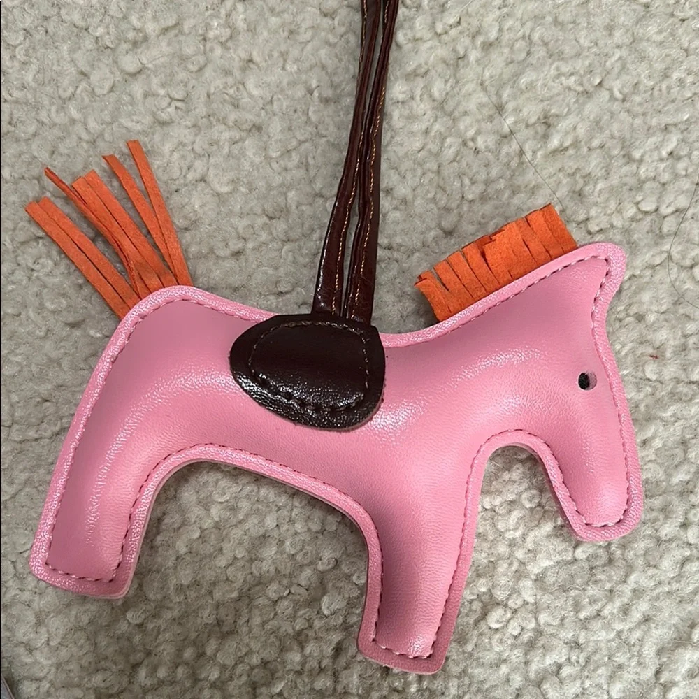Pink and Gray Horse Bag Charms - Picture 3 of 9